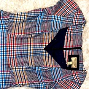 SIZE US 4 ( fits a small) Plaid color Mini Dress